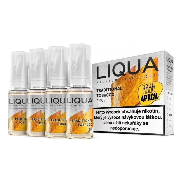Liqua Elements - Traditional Tobacco - 4x10ml - 12mg