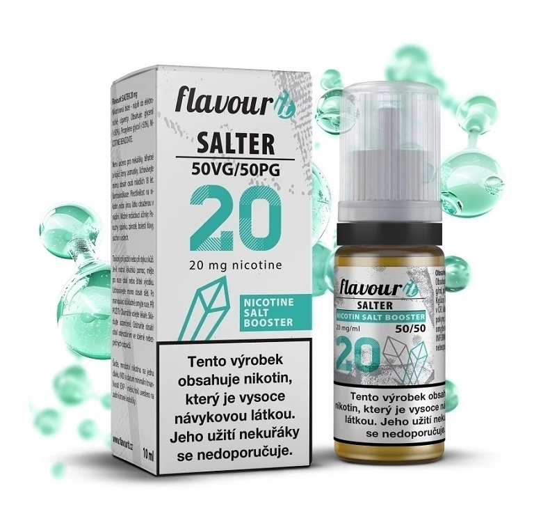 Flavourit SALTER - salt nikotinový booster - 70/30 - 10ml - 20mg