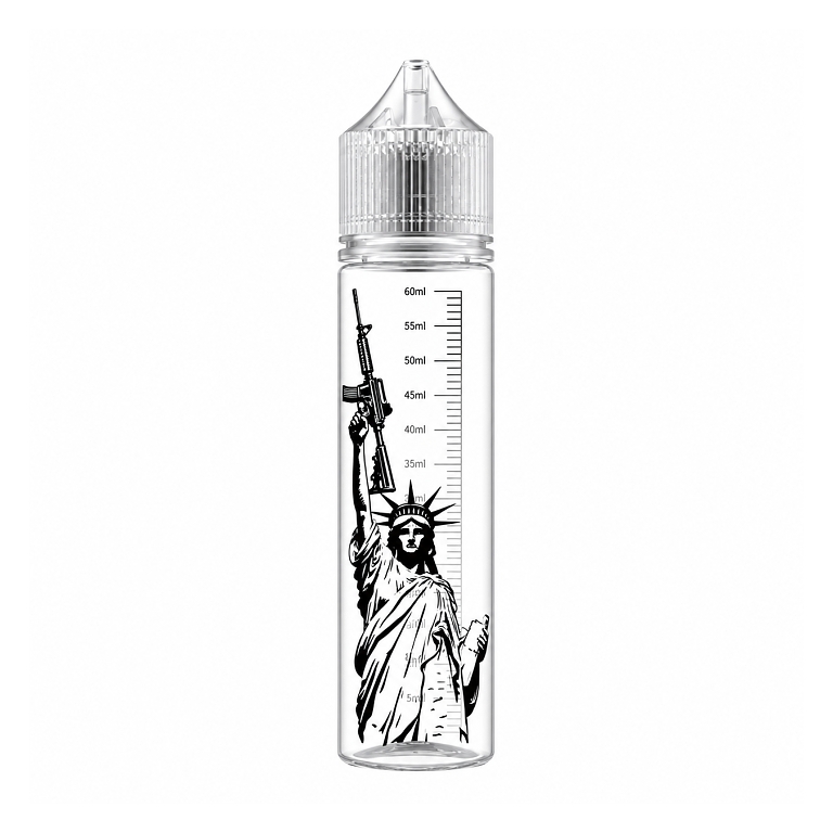Láhvička s ryskou 60ml čirá Liberty
