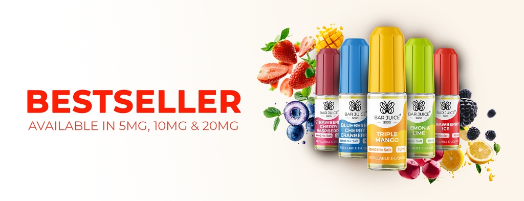 BAR Juice 5000 Salt Arctic Pineapple 10mg 10ml (Ledový ananas)