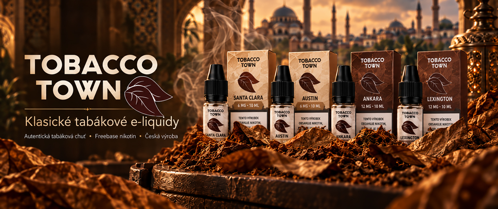 Tobacco Town Austin 10ml 6mg (Plný americký tabák)