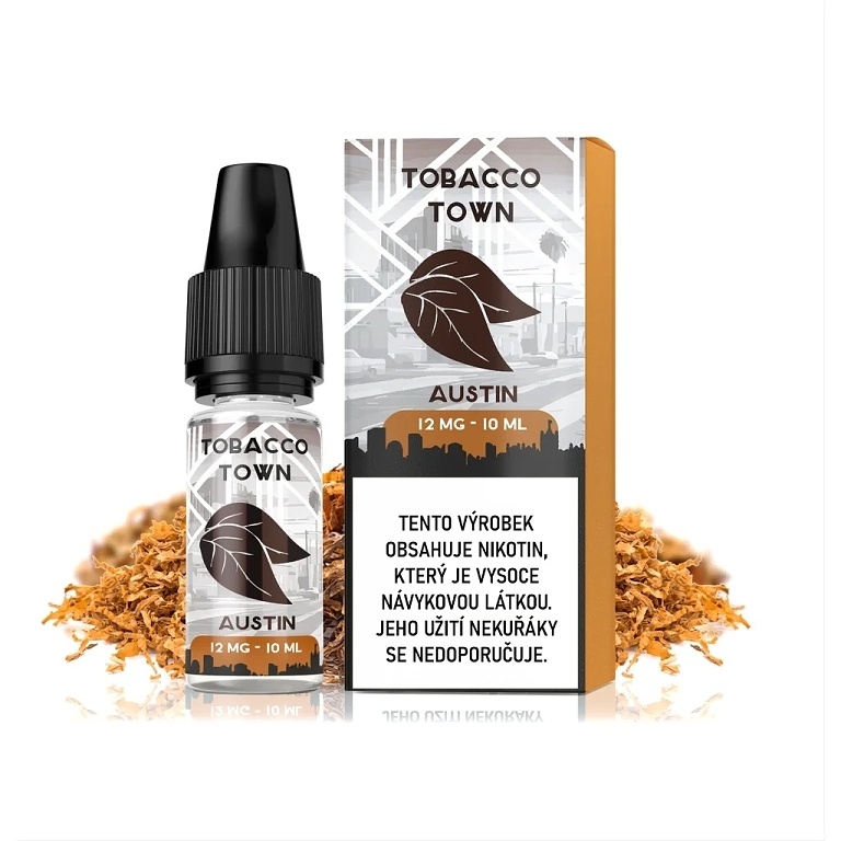 Tobacco Town Austin 10ml 12mg (Plný americký tabák)