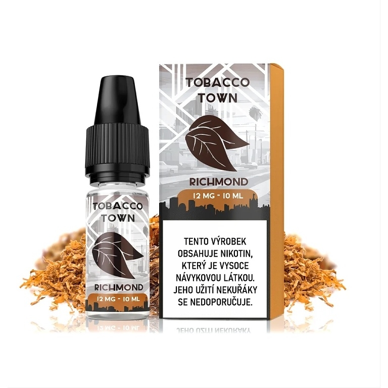 Tobacco Town Richmond 10ml 12mg (Jemná sladká Virginia)