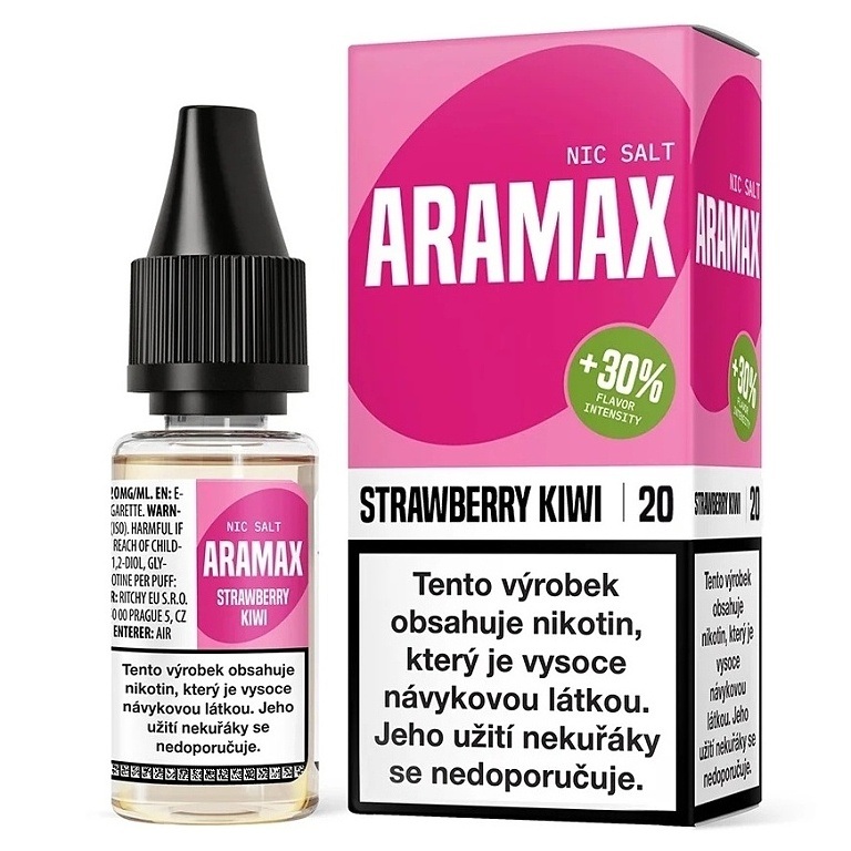 Aramax Salt - E-liquid - Strawberry Kiwi - 20mg (Jahoda, kiwi)