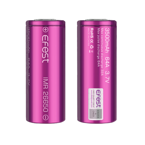 Baterie Efest IMR 26650 3500mAh 32A/64A