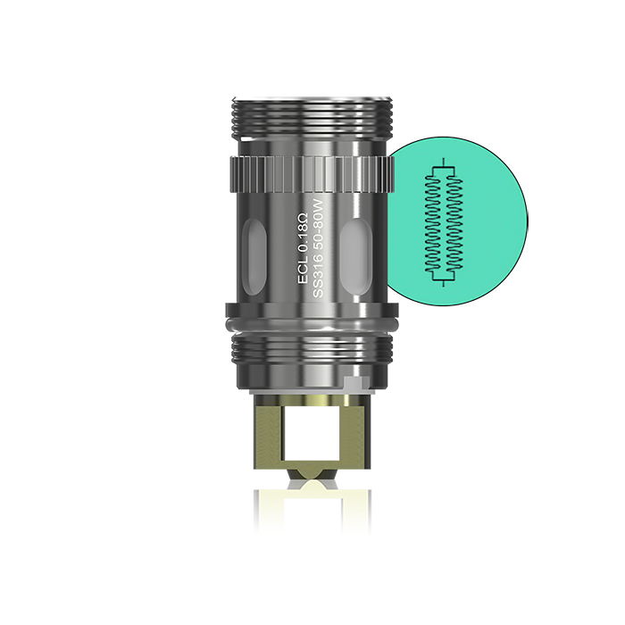 iSmoka-Eleaf ECL SS316 hlava 0,18ohm