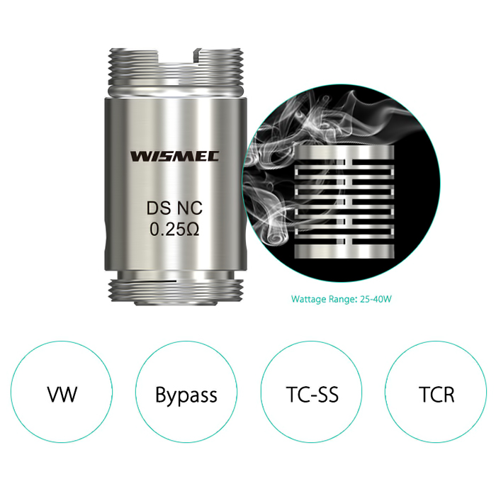 Wismec DS NC žhavicí hlava 0,25ohm
