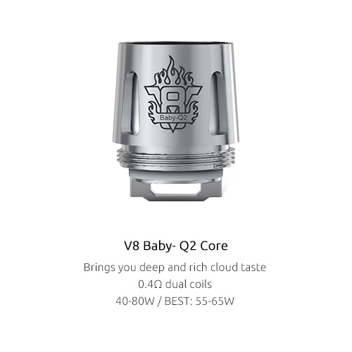 Smok TFV8 V8 Baby Q2 Core žhavící hlava 0,4ohm