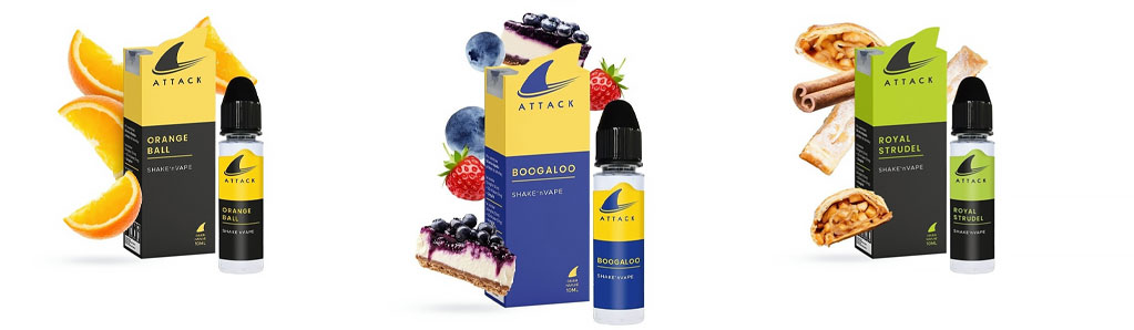 Shark Attack-Shake'n'Vape 10ml Pink