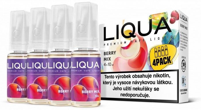 Liquid LIQUA Elements 4Pack Berry Mix 4x10ml-3mg (lesní plody)