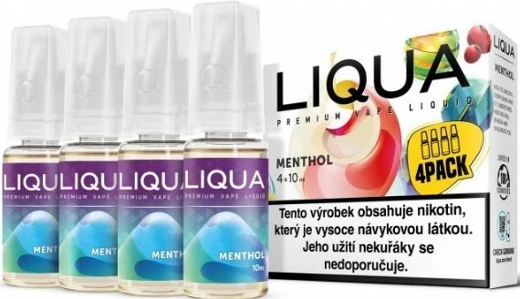 Liquid LIQUA Elements 4Pack Menthol 4x10ml-3mg
