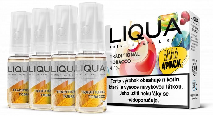 Liquid LIQUA Elements 4Pack Traditional tobacco 4x10ml-3mg (Tradiční tabák)
