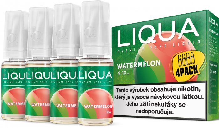 Liquid LIQUA Elements 4Pack Watermelon 4x10ml-3mg (Vodní meloun)