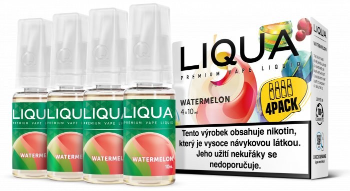 Liquid LIQUA Elements 4Pack Watermelon 4x10ml-3mg (Vodní meloun)