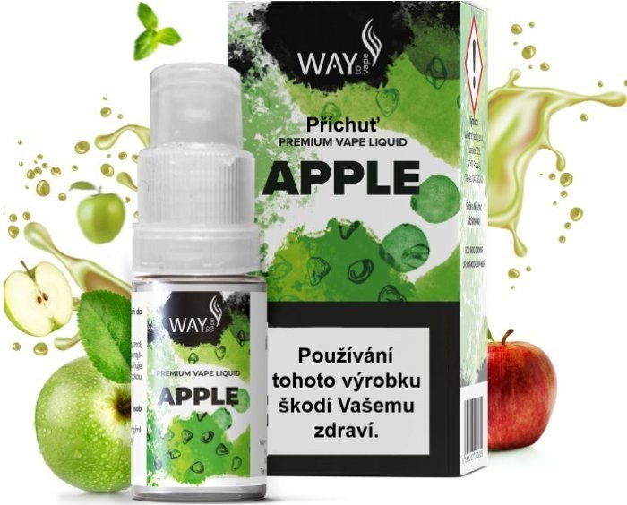 Liquid WAY to Vape Apple 10ml-0mg