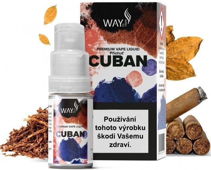 Liquid WAY to Vape Cuban 10ml-0mg