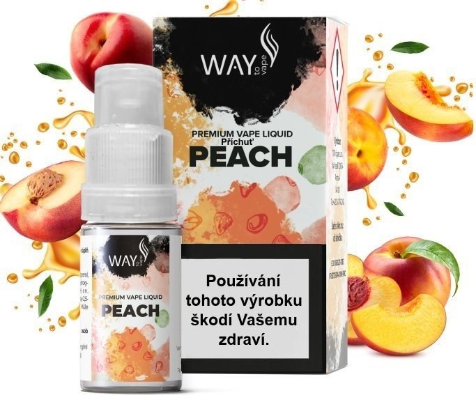 Liquid WAY to Vape Peach 10ml-0mg