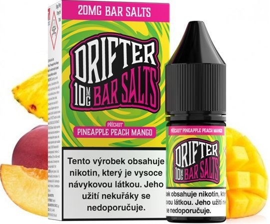 Liquid Drifter Bar Salts Pineapple Peach Mango 10ml - 20mg
