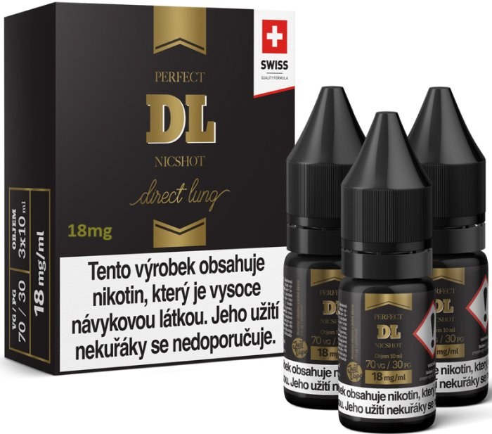 Báze JustVape DL NicShot (70VG/30PG) 3x10ml - 18mg
