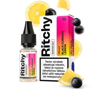 Ritchy Salt Black Currant Lemon (Černý rybíz a citron) 10ml – 20 mg/ml