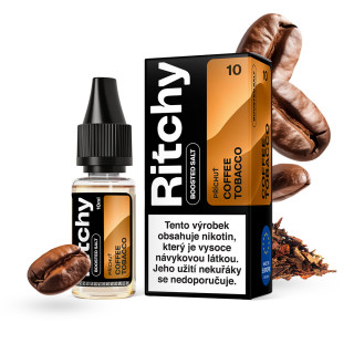 Ritchy Salt Coffee Tobacco (Tabák s kávou) 10ml – 20 mg/ml