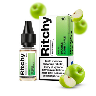 Ritchy Salt Double Sour Apple (Kyselé jablko) 10ml – 10 mg/ml