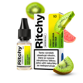 Ritchy Salt Kiwi Guava Nectar (Exotický nektar z kiwi a guavy) 10ml – 10 mg/ml