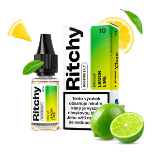 Ritchy Salt Lemon Lime (Citron a limetka) 10ml – 10 mg/ml