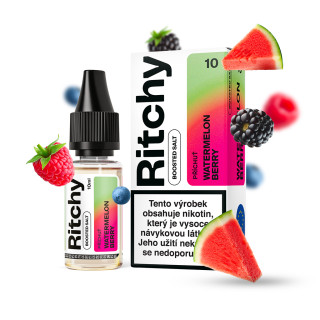 Ritchy Salt Watermelon Berry (Vodní meloun a lesní plody) 10ml – 10 mg/ml