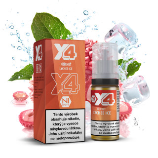 X4 Bar Juice Lychee Ice (Ledové liči) 10ml – 20 mg/ml