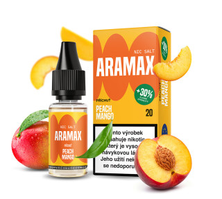 Aramax Salt Peach Mango (Broskev a mango) 10ml – 10 mg/ml