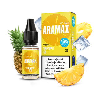 Aramax Salt Pineapple Ice (Ledový ananas) 10ml – 20 mg/ml