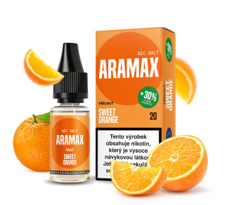 Aramax Salt Sweet Orange (Sladký pomeranč) 10ml – 20 mg/ml
