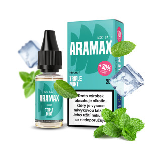Aramax Salt Triple Mint (Máta s mentolem) 10ml – 20 mg/ml