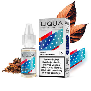LIQUA American Blend (Americká tabáková směs) 10ml – 6 mg/ml