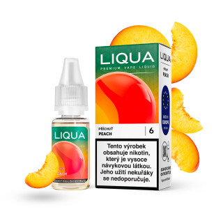 LIQUA Peach (Broskev) 10ml – 3 mg/ml