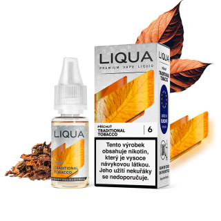 LIQUA Traditional Tobacco (Tradiční tabáková směs) 10ml – 12 mg/ml