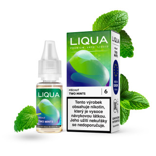 LIQUA Two Mints (Mentol a máta) 10ml – 12 mg/ml