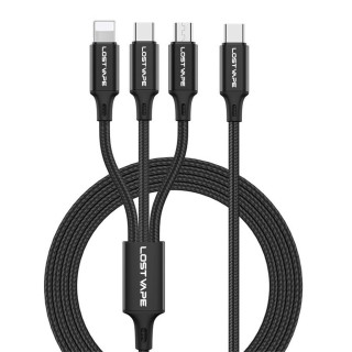 Dobíjecí kabel 3v1 Lost Vape (Černý)