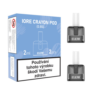 Eleaf Iore Crayon Pod 2ml náhradní cartridge 2ks – 0,8ohm