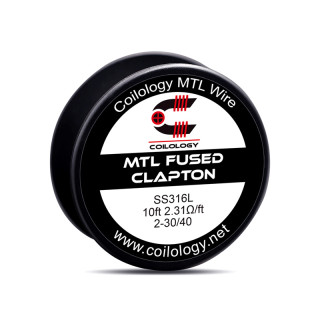 Odporový drát Coilology MTL Series - Fused Clapton SS316L (3m)