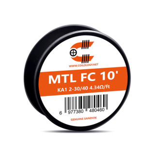 Odporový drát Coilology Sandvik - MTL Fused Clapton Kanthal A1 (3m) – 2-30/40