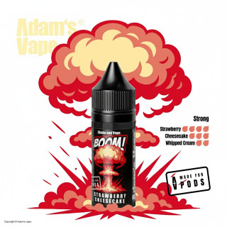 Příchuť Adam's Vape Boom S&V: Strawberry Cheesecake (Jahodový cheesecake) – 5,0ml