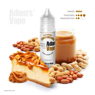 Příchuť Adam's Vape S&V: Peanut Butter Cheesecake (Oříšková bomba na sušenkovém základu) – 10ml
