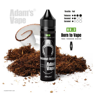 Příchuť Born to Vape S&V: Coconut Octane (Opravdový tabák s kokosem a karamelem) – 10ml