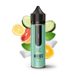 Příchuť ProVape Heroes S&V: Bond (Máta, citrusy, okurka) – 10ml
