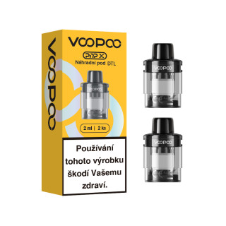 VooPoo PnP-X DL náhradní cartridge prázdná 2ml Black 2ks
