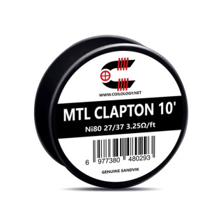 Odporový drát Coilology Sandvik - MTL Clapton Ni80 (3m) – 27/37