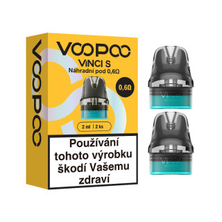 VooPoo Vinci S Pod náhradní cartridge 2ks – 0,6ohm