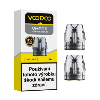 VooPoo Vmate V3 Top Fill 2ml náhradní cartridge 2ks – 0,4ohm